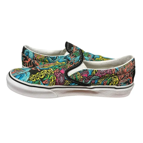 Vans off the wall shoes 507698 Ocean octopus Men’s Size 6.5 Women’s Size 8 - Picture 4 of 8